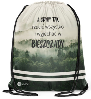 Worek Plecak Wodoodporny z Nadrukiem